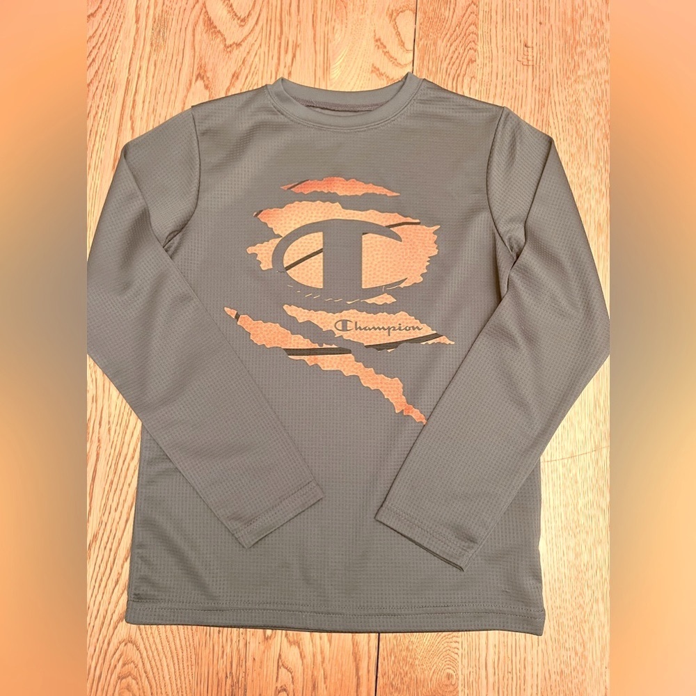 [CHAMPION] BASKETBALL LONG SLEEVE DRI-FIT SHIRT